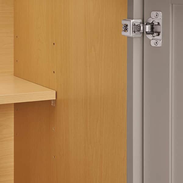 Westfield Dusk Gray Shaker Stock Assembled Base Kitchen Cabinet (24 in. W x 23.75 in. D x 35 in. H)