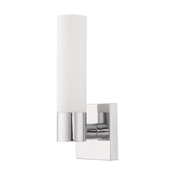 Aspen 1 Light Polished Chrome ADA Wall Sconce