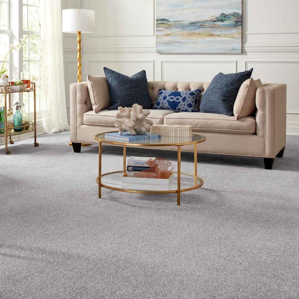 Tides Edge  - Sentinel - Gray 50 oz. Triexta Texture Installed Carpet