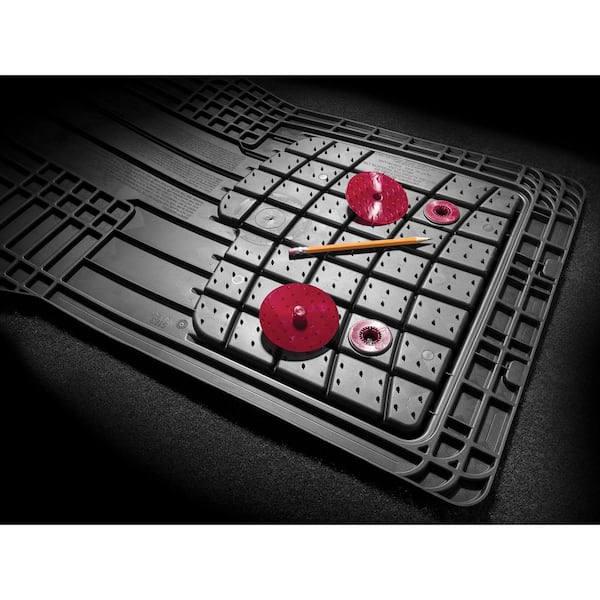 Black 27 in. x 19 in. Heavy Duty All Vehicle Mat