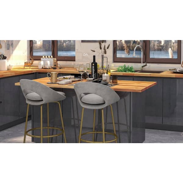 8 ft. L x 40 in. D, Acacia Butcher Block Island Countertop in Golden Teak with Square Edge