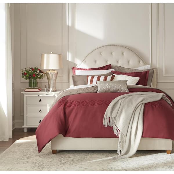 28.5 in. Mercury Glass Table Lamp with Brushed Steel Metal Accents