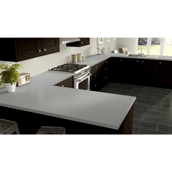 5 ft. x 12 ft. Laminate Sheet in Dove Grey with Matte Finish