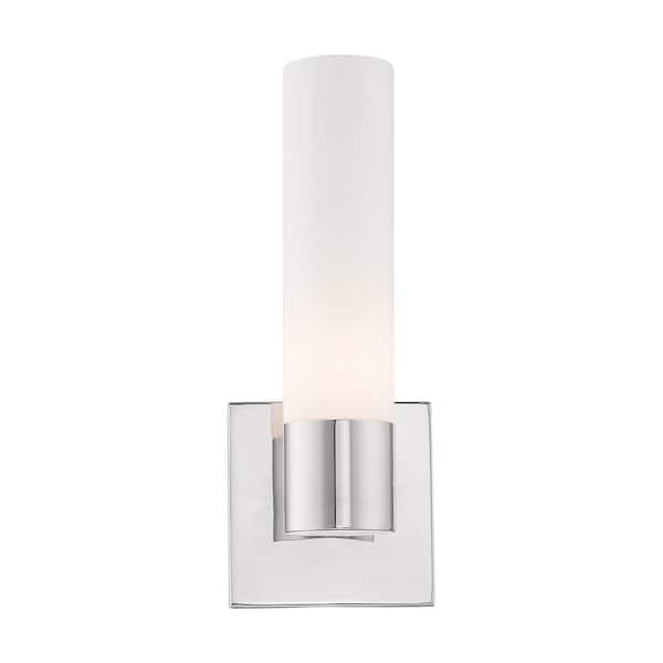 Aspen 1 Light Polished Chrome ADA Wall Sconce