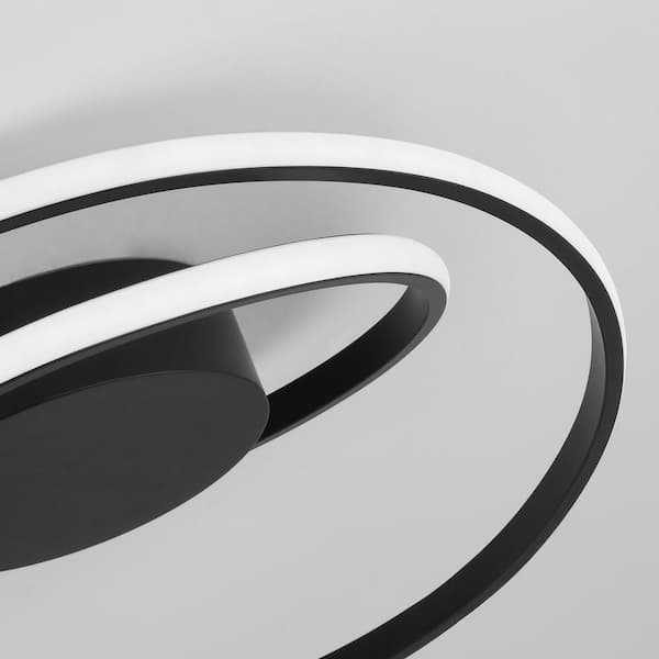 18.1 in. 1-Light Modern Linear LED Flush Mount Ceiling Lighting Fixtures