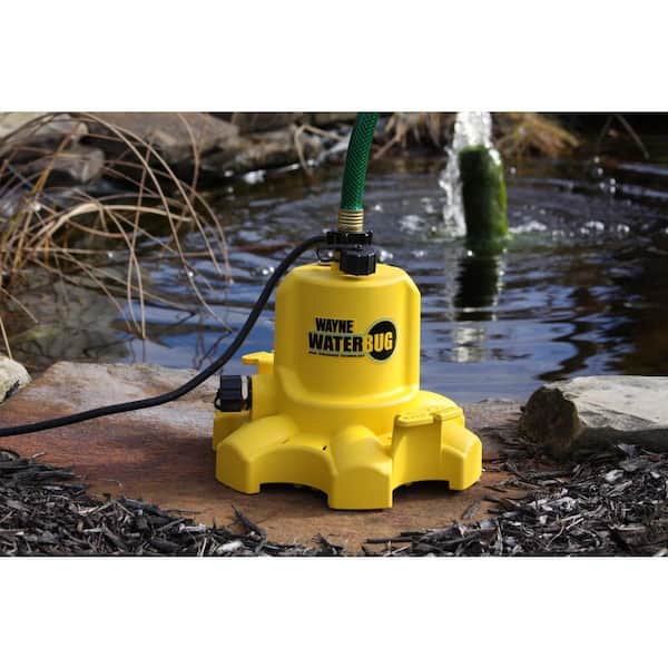 0.16 hp. WaterBUG Submersible Utility Pump with Multi-Flo Technology