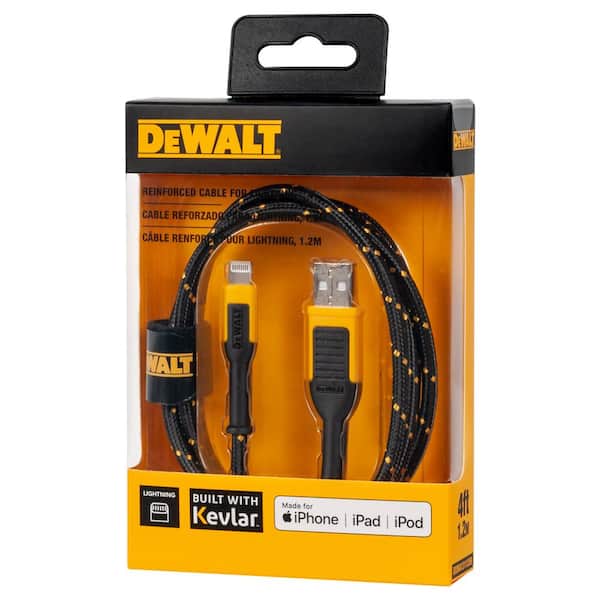 DW Reinforced Braided Cable for Lightning 4 ft.