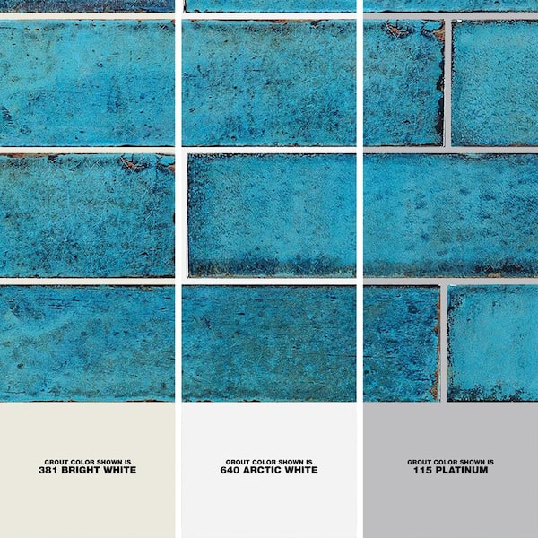 Moze Blue 3 in. x 12 in. 9 mm Ceramic Wall Tile (22-piece 5.38 sq. ft./ Box)