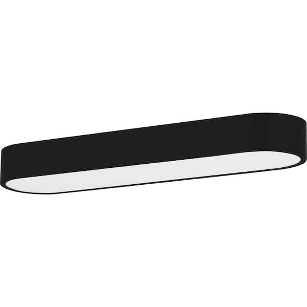 Juniper 23.75 In. Matte Black Integrated LED Flush Mount