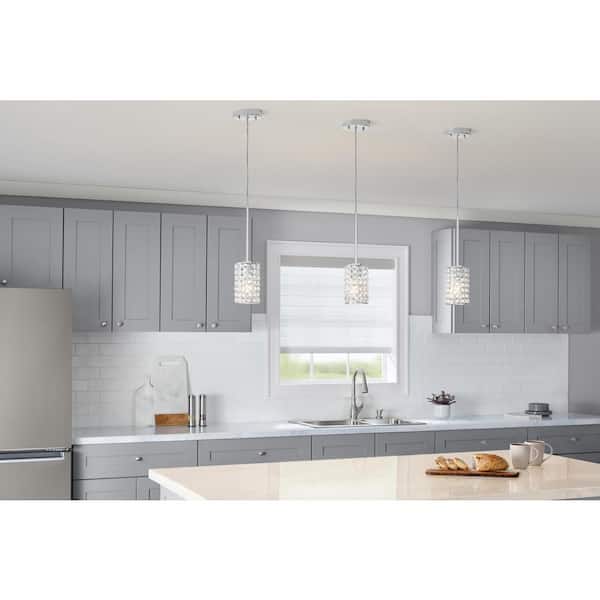 2-1/4 in. Fitter Small Crystal Cylinder Pendant Lamp Shade