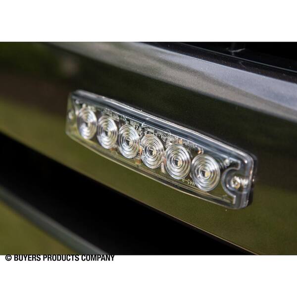 Ultra Thin 5 in. Amber/Clear LED Strobe Light