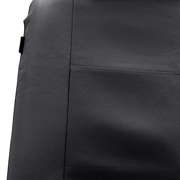 Deluxe Leatherette 47 in. x 23 in. x 1 in. Full Set Seat Covers