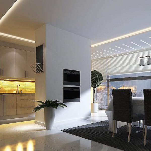 Multi-Color Outdoor 8 ft. Plug-in RGB White Wi-Fi LED Rope Light Extension