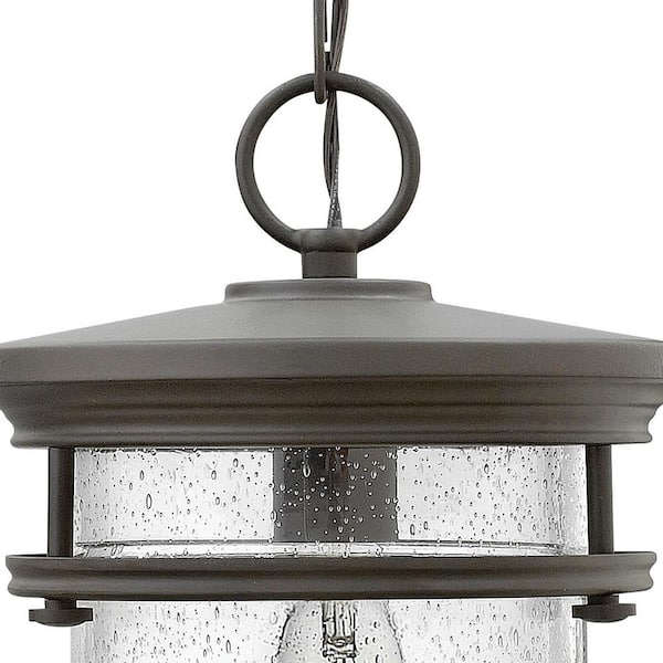 Hadley 1-Light Buckeye Bronze Outdoor Pendant Light