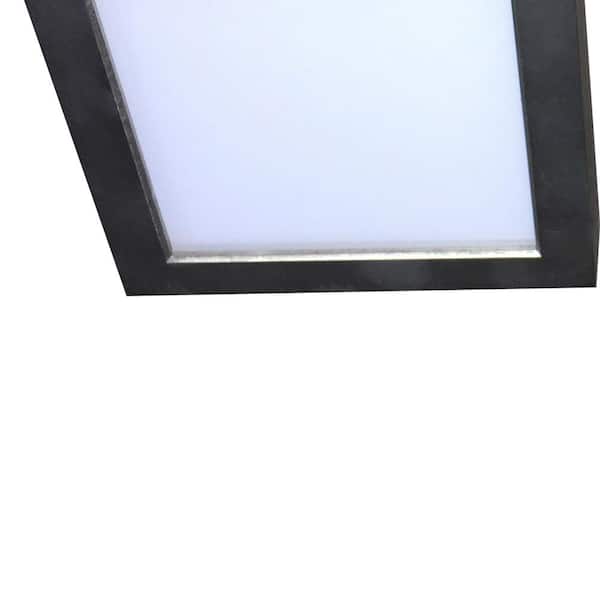 7 in. 1-Light Brushed Nickel LED Flush Mount