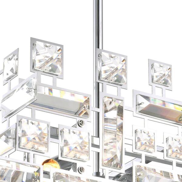 Arley 6 Light Chandelier With Chrome Finish