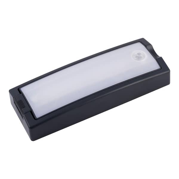 Battery Operated Motion-Sensing Black LED Task Night Light