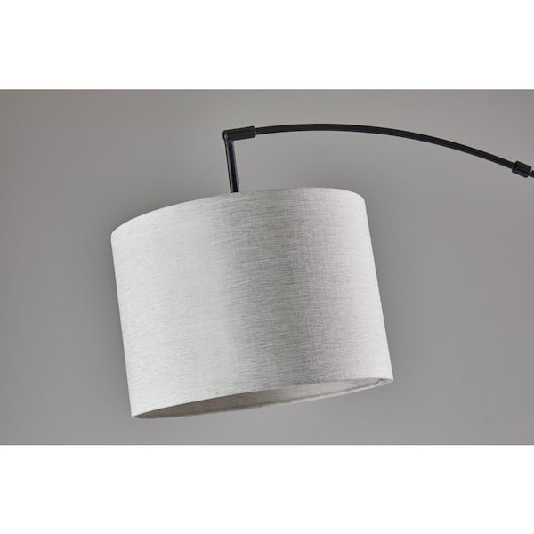 Bowery 73.5 in. Black Arc Lamp
