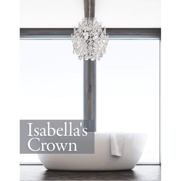 3-Light Chrome Mini Chandelier