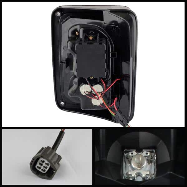 Jeep Wrangler (JK JKU) 07-18 LED Tail Lights - Black
