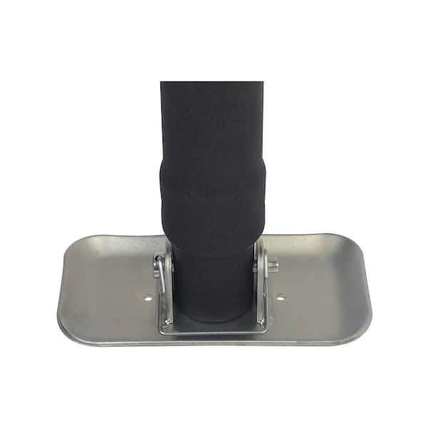 Blackout 2000 lbs. Signature Black Wrinkle Powder Coat Side Wind Pipe Mount Weld Jack 15 in. Travel