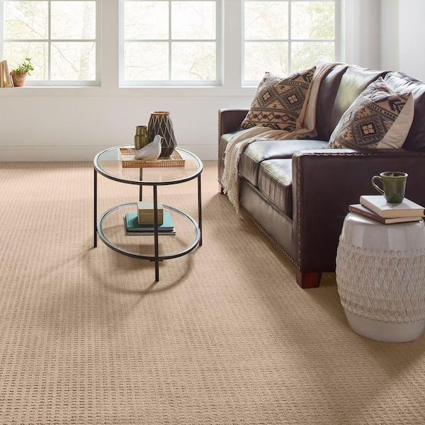 Canter  - Gypsy Moth - Beige 38 oz. Triexta Pattern Installed Carpet