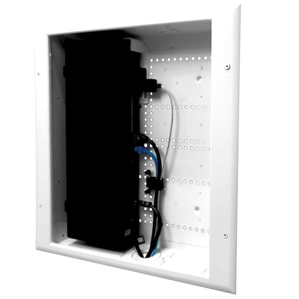 Connected Media Box with Power Receptacle