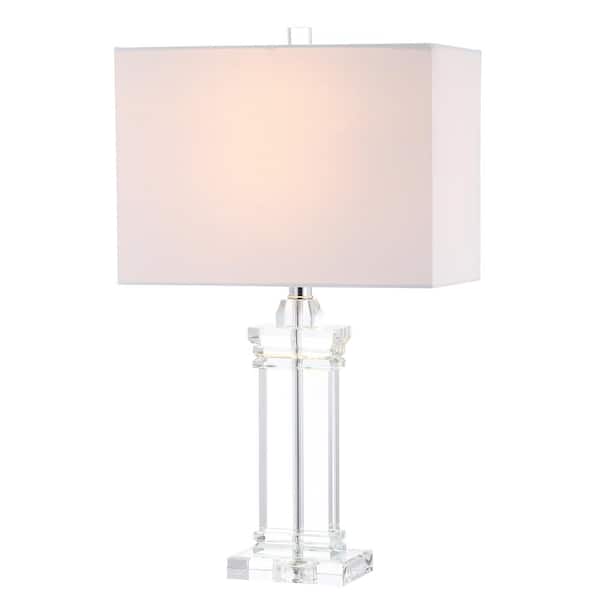 Ophelia 26.5 in. Clear Crystal Table Lamp