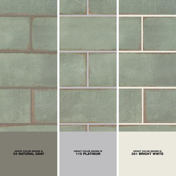 Santa Fe Green 3.93 in. x 11.96 in. Polished Ceramic Wall Tile (10.76 sq. ft./Case)