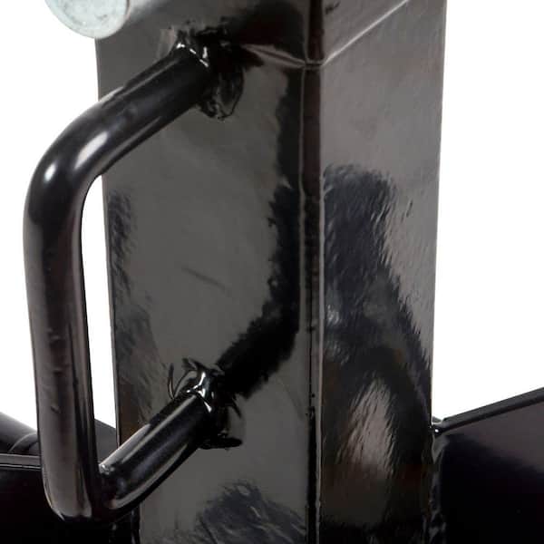 22-Ton Heavy-Duty Jack Stands with Pin Style Stand Welded Steel and 4-Casters