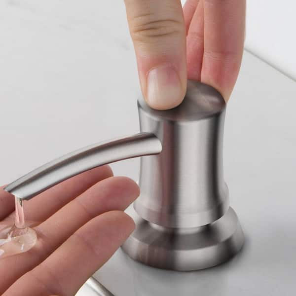 Kitchen Soap and Lotion Dispenser in Spot-Free Stainless Steel