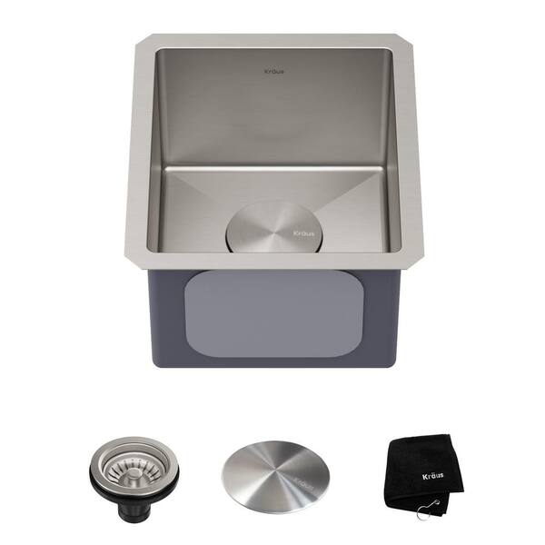 Standart PRO 16 Gauge Stainless Steel 13 in. Undermount Bar Sink