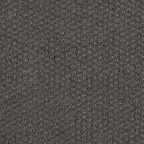 Katama II  - Silhouette - Gray 30.7 oz. Triexta Pattern Installed Carpet