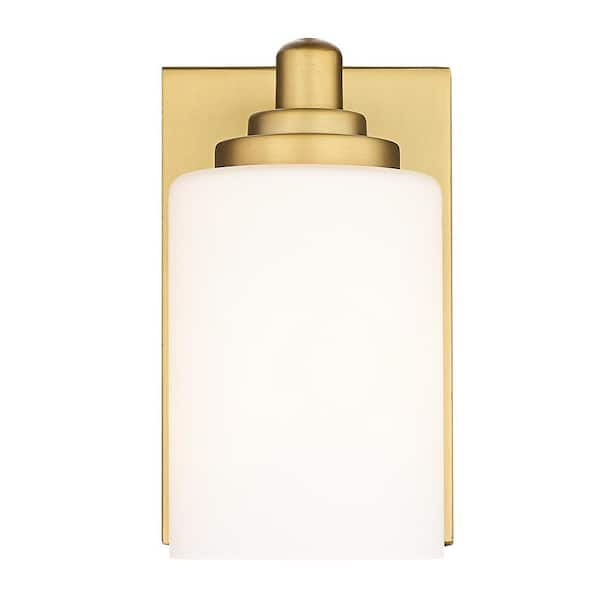 Soledad 1-Light Brushed Gold Wall Sconce