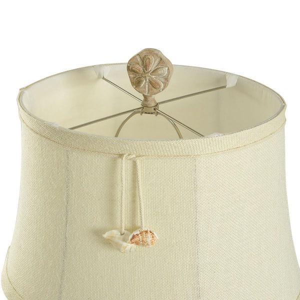 Coastal 31 in. Vipitenow, Silver Table Lamp