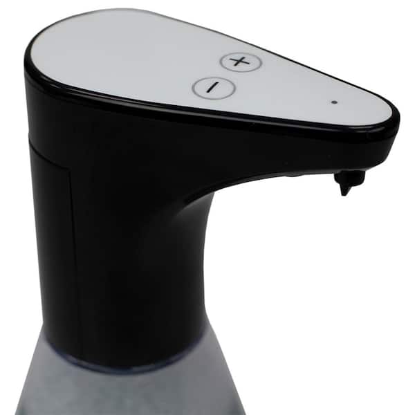 Free Standing 8 oz. Soap Dispenser Automatic Compact Countertop in Black