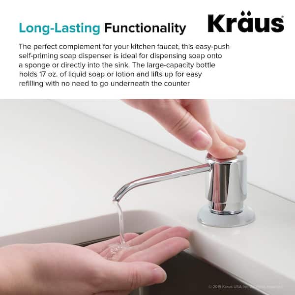 Boden Kitchen Soap Dispenser in Chrome