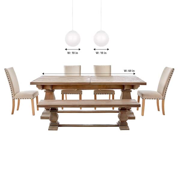 Leo Hanging Globe 10 in. W 1-Light White Pendant