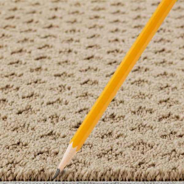 Lilypad  - Beach Pebble - Beige 30.7 oz. Triexta Pattern Installed Carpet