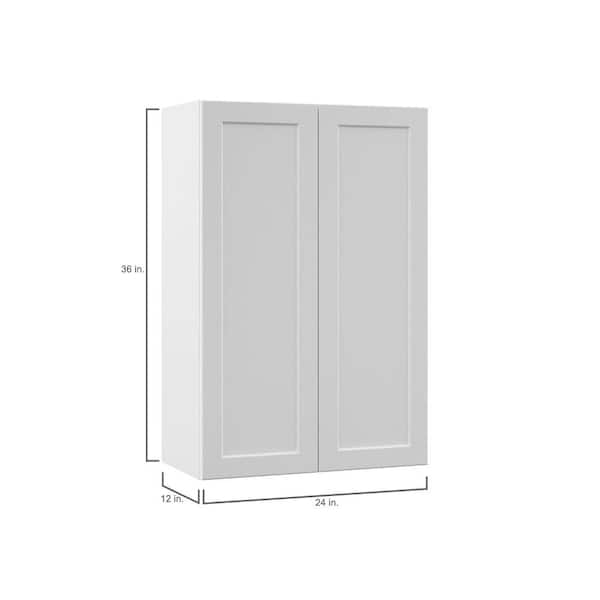 Designer Series Melvern Assembled 30x36x12 in. Wall Kitchen Cabinet in White