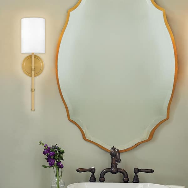 Dorsett 1-Light Aged Brass Sconce