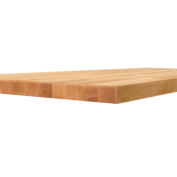 6 ft. L x 25 in. D Finished Engineered Birch Butcher Block Countertop