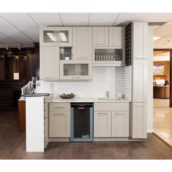 Anchester Assembled 6 in. x 34.5 in. x 24 in. Base Spice Drawer Cabinet in White