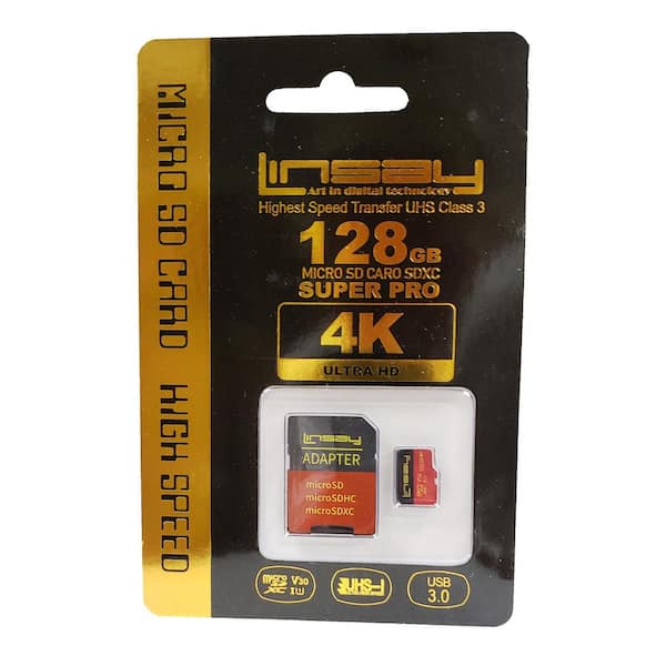 High Speed Micro SD Card 128GB V30 4K ULTRA HD
