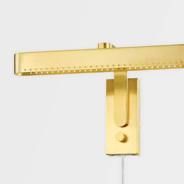 Julissa Aged Brass Picture Light