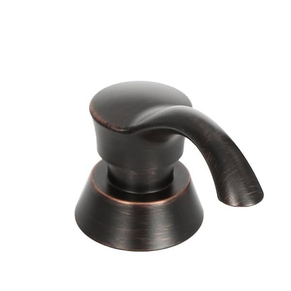 Lakeview Single-Handle Pull-Down Sprayer Kitchen Faucet with Soap Dispenser in Venetian Bronze