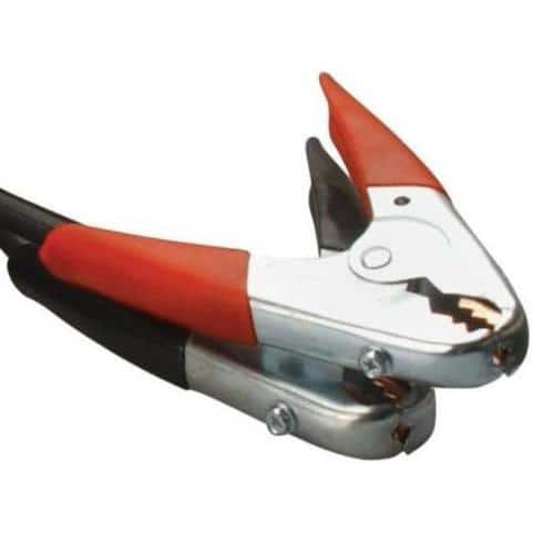 20 ft 4-Gauge 500 Amp Black Parrot Jaw Clamps