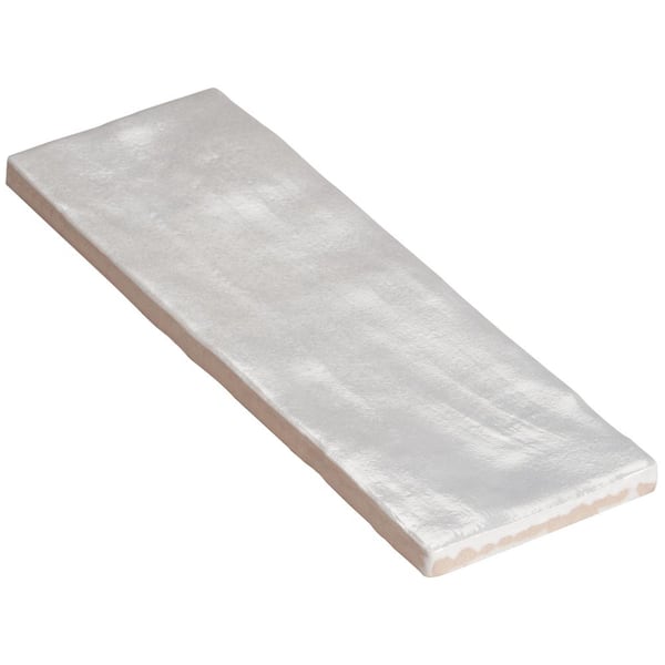 Amagansett Gin White 2 in. x 8 in. Mixed Finish Ceramic Subway Wall Tile (5.38 sq. ft. / case)