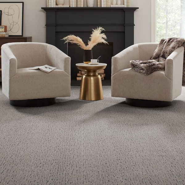 Chester  - Winter Ash - Gray 40 oz. Triexta Pattern Installed Carpet