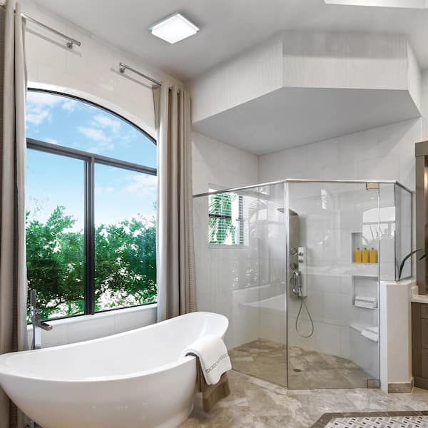 Metro 12 in. 1-Light Chrome LED Flush Mount